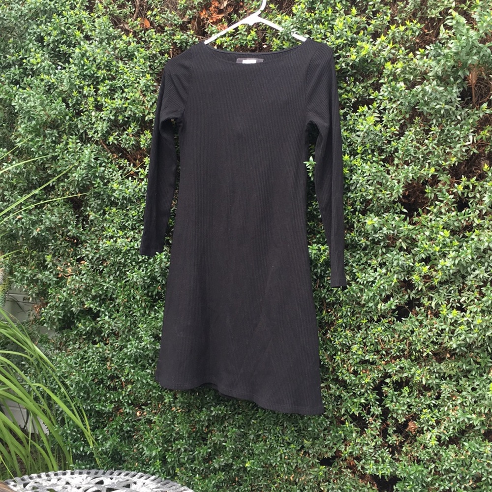 Knit dress - rib knit dress